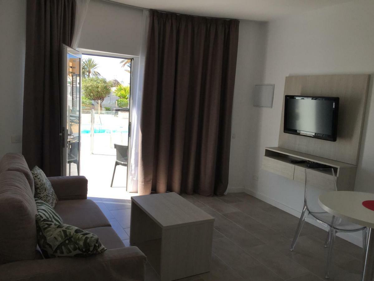 Bungalows Islas Paraiso 普拉亚戴尔雷安格莱斯 外观 照片